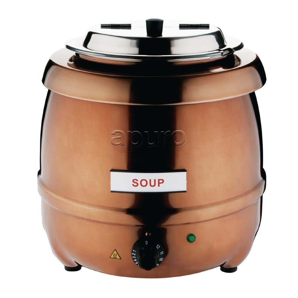 Soup Kettle Copper Finish 10Ltr- Apuro CP851-A