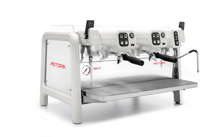 Astoria AB200 - 2 Group Commercial Espresso Machine White - Brand New