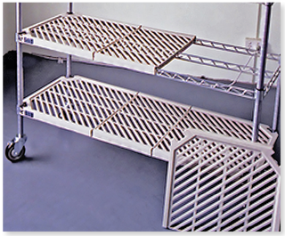 Atlas Shelving 4 Shelf Add-on Plastic Matt Shelving 760mmW x 535mmD x 1880mmH (includes 4 shelves, 2 posts only & all hardware) - APM21307EPL