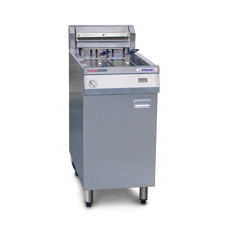 Austheat Freestanding Electric Fryer rapid recovery, 2 baskets- AustHeat RB-AF812R
