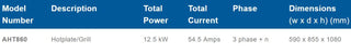 Austheat Freestanding Hotplate/Grill- AustHeat RB-AHT860