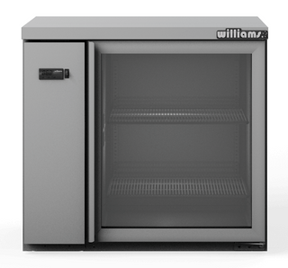 Williams Boronia - One Door Stainless Steel Remote Back Bar Counter Display Refrigerator HB1RGS