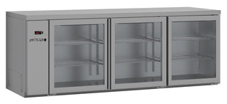Williams Boronia - Three Door Stainless Steel Remote Back Bar Counter Display Refrigerator HB3RGS