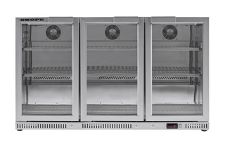 Skope Skope Three Glass Door Bar Cooler 203L - BC.3.GSW