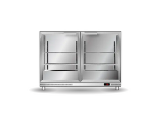 Skope Two Glass Door Bar Cooler