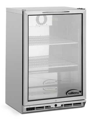 Williams Bottle Cooler - One Door Stainless Steel Bottle Cooler 800mm High BC1SS-80