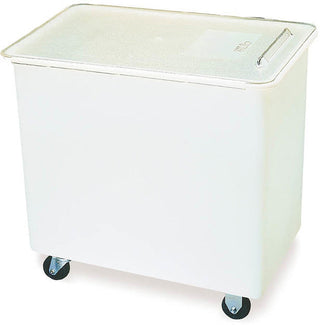 Carlisle White Ingredient Bin 102L Capacity. Lid slide for easy access 724mm x 322mm x 708mm - BIN2702