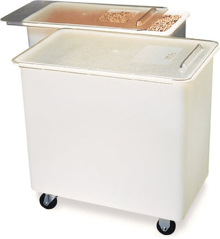 Carlisle White Ingredient Bin 136L Capacity, Lid slide for easy access, 750mm x 390mm x 718mm - BIN3602