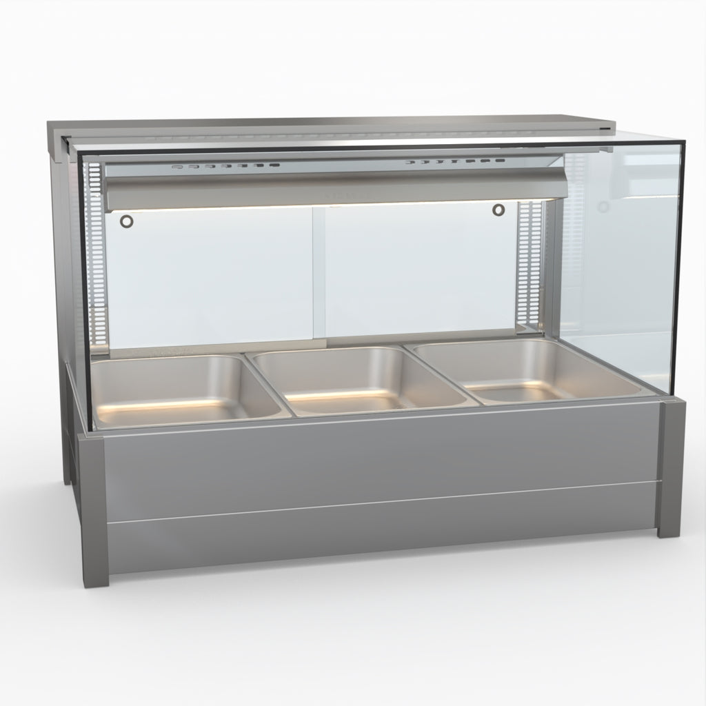 Bonvue Square Countertop Wet And Dry Bain Marie BM11SC