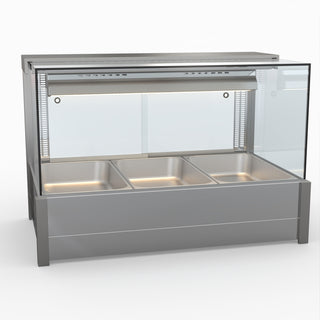 Square Countertop Wet and Dry Bain Marie - Bonvue BM11SC