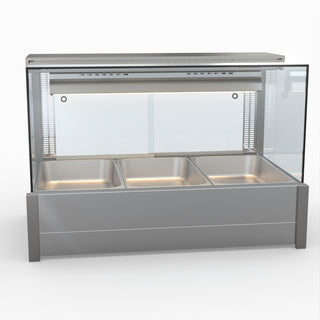 Square Countertop Wet and Dry Bain Marie - Bonvue BM11SC