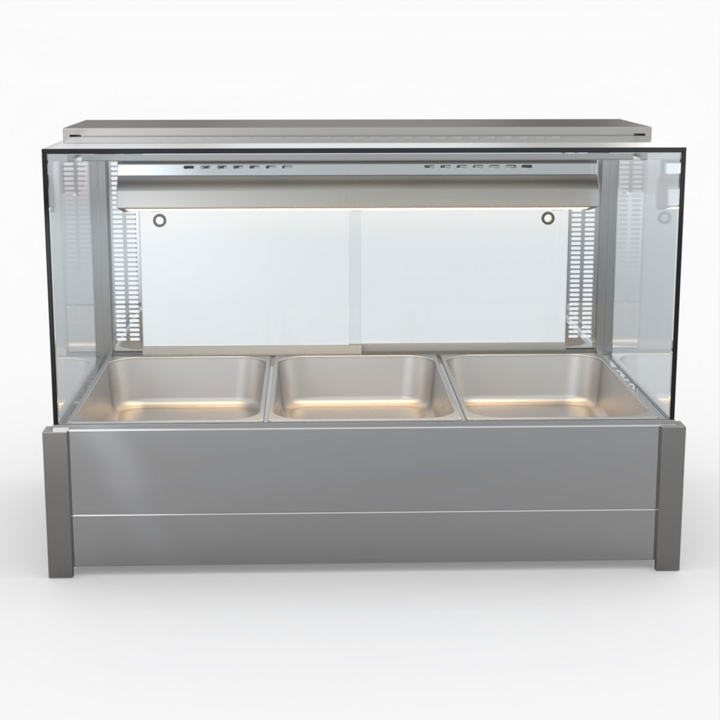 Square Countertop Wet and Dry Bain Marie - Bonvue BM11SC