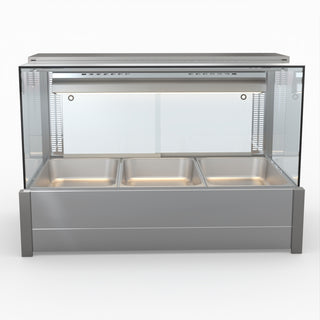 Square Countertop Wet and Dry Bain Marie - Bonvue BM11SC