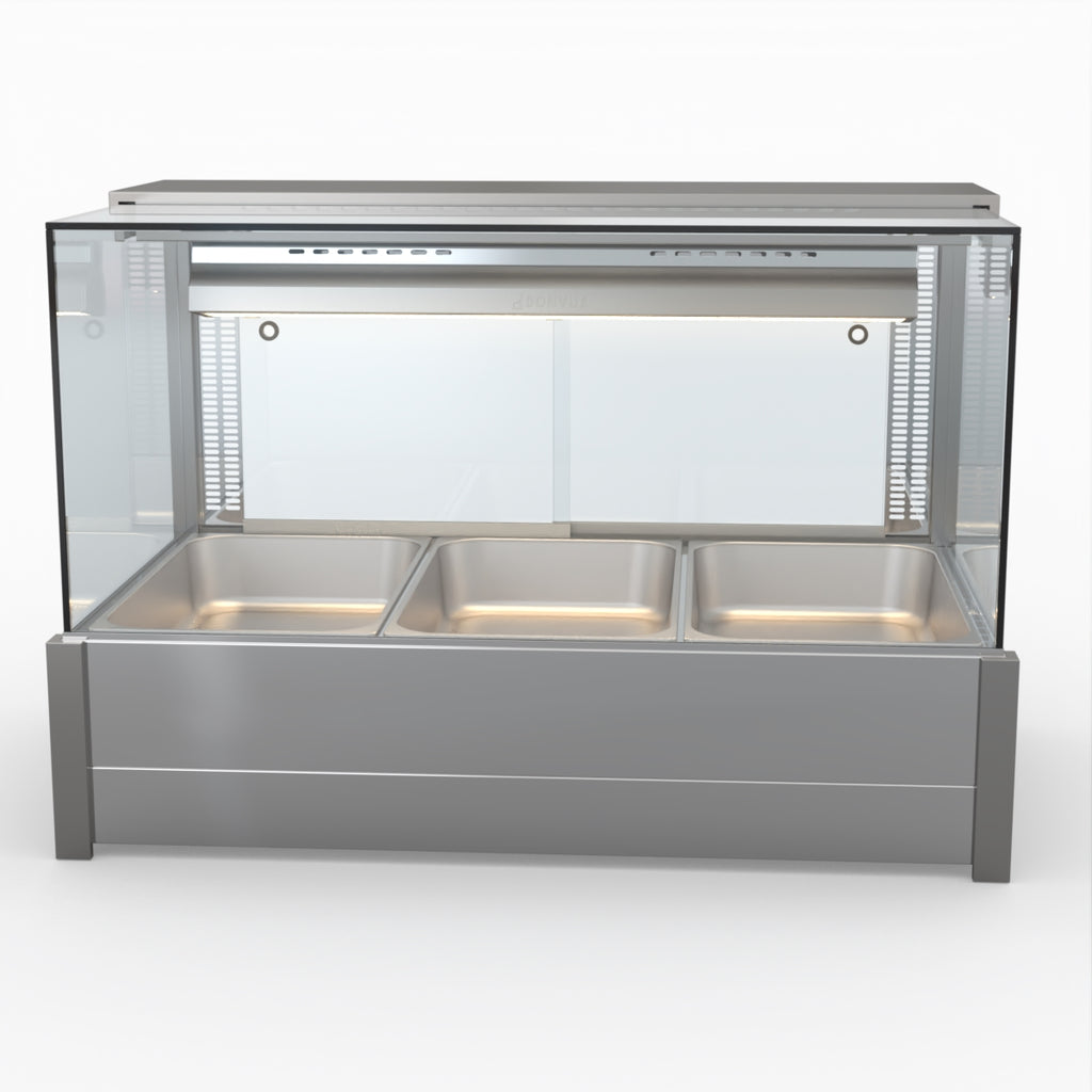 Bonvue Square Countertop Wet And Dry Bain Marie BM11SC