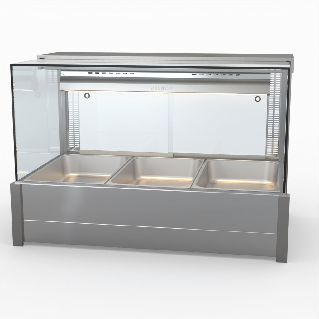 Bonvue Square Countertop Wet And Dry Bain Marie BM11SC