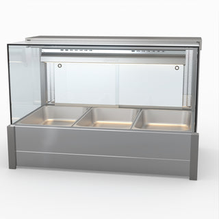 Square Countertop Wet and Dry Bain Marie - Bonvue BM11SC