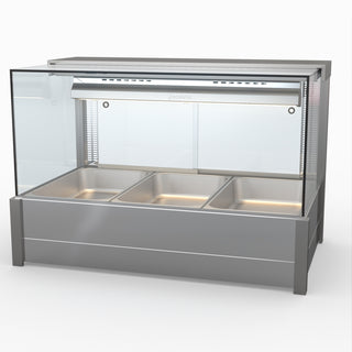 Square Countertop Wet and Dry Bain Marie - Bonvue BM11SC