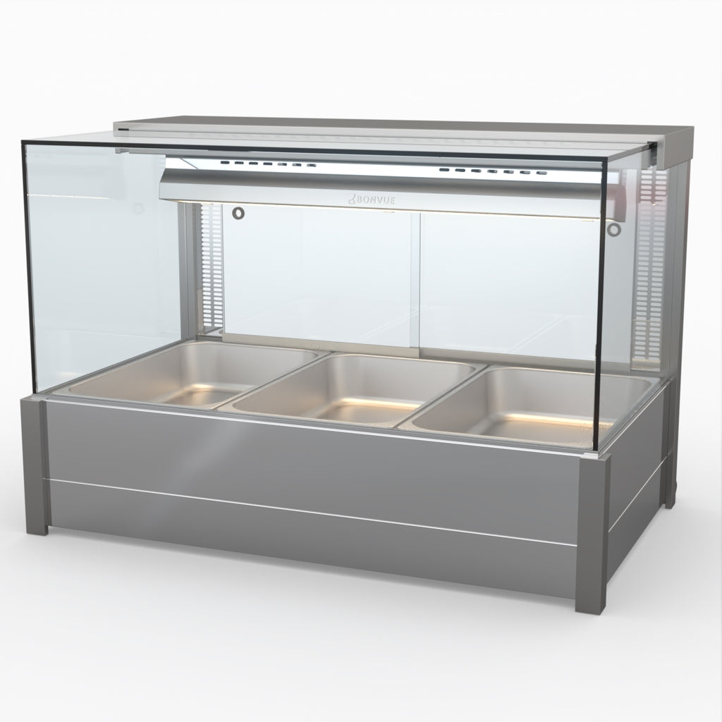 Bonvue Square Countertop Wet And Dry Bain Marie BM11SC