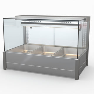 Square Countertop Wet and Dry Bain Marie - Bonvue BM11SC