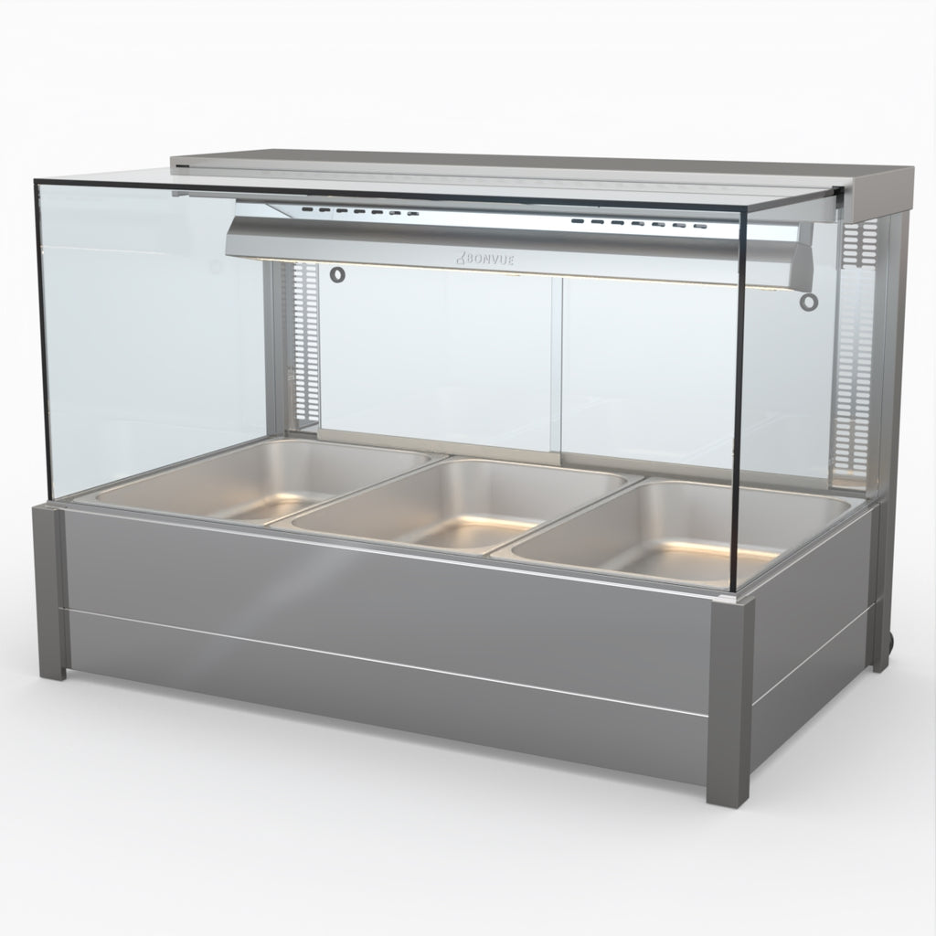 Bonvue Square Countertop Wet And Dry Bain Marie BM11SC