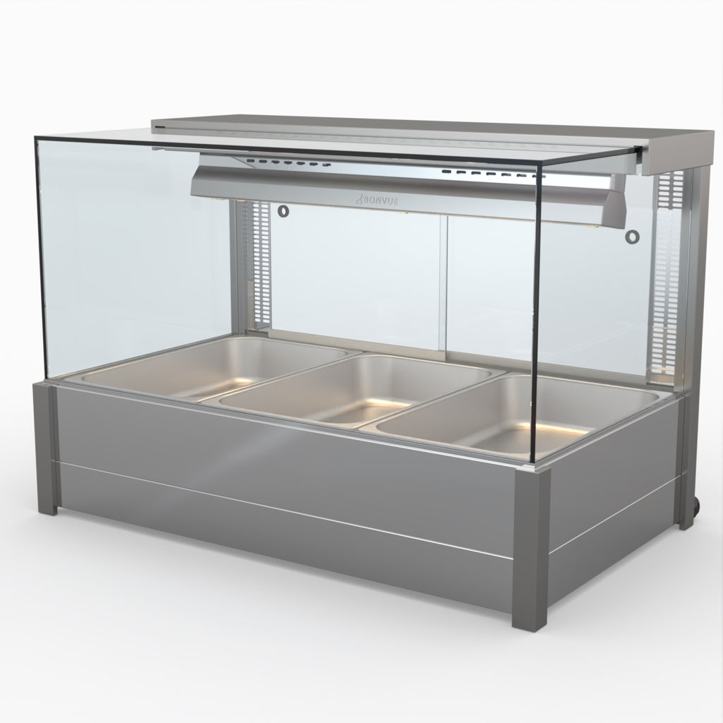 Bonvue Square Countertop Wet And Dry Bain Marie BM11SC
