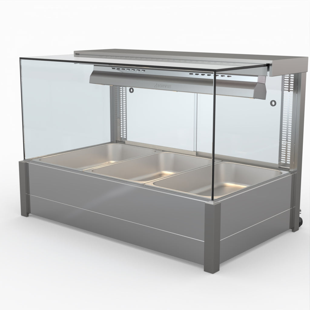 Bonvue Square Countertop Wet And Dry Bain Marie BM11SC