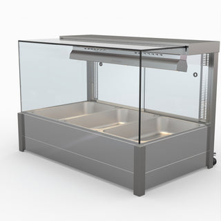 Square Countertop Wet and Dry Bain Marie - Bonvue BM11SC