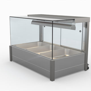 Square Countertop Wet and Dry Bain Marie - Bonvue BM11SC