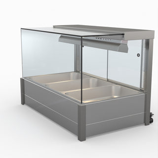 Square Countertop Wet and Dry Bain Marie - Bonvue BM11SC