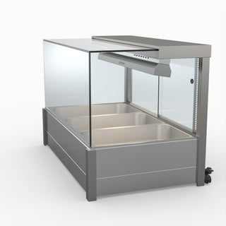 Square Countertop Wet and Dry Bain Marie - Bonvue BM11SC