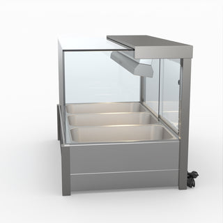 Square Countertop Wet and Dry Bain Marie - Bonvue BM11SC