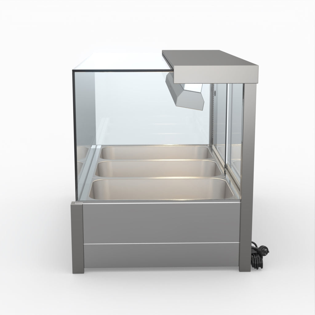 Bonvue Square Countertop Wet And Dry Bain Marie BM11SC
