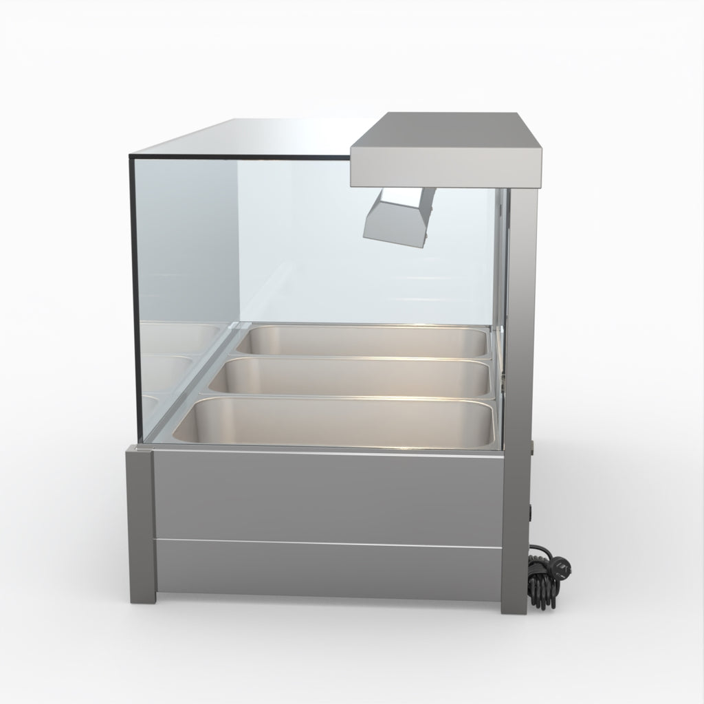Bonvue Square Countertop Wet And Dry Bain Marie BM11SC