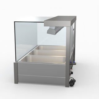 Square Countertop Wet and Dry Bain Marie - Bonvue BM11SC