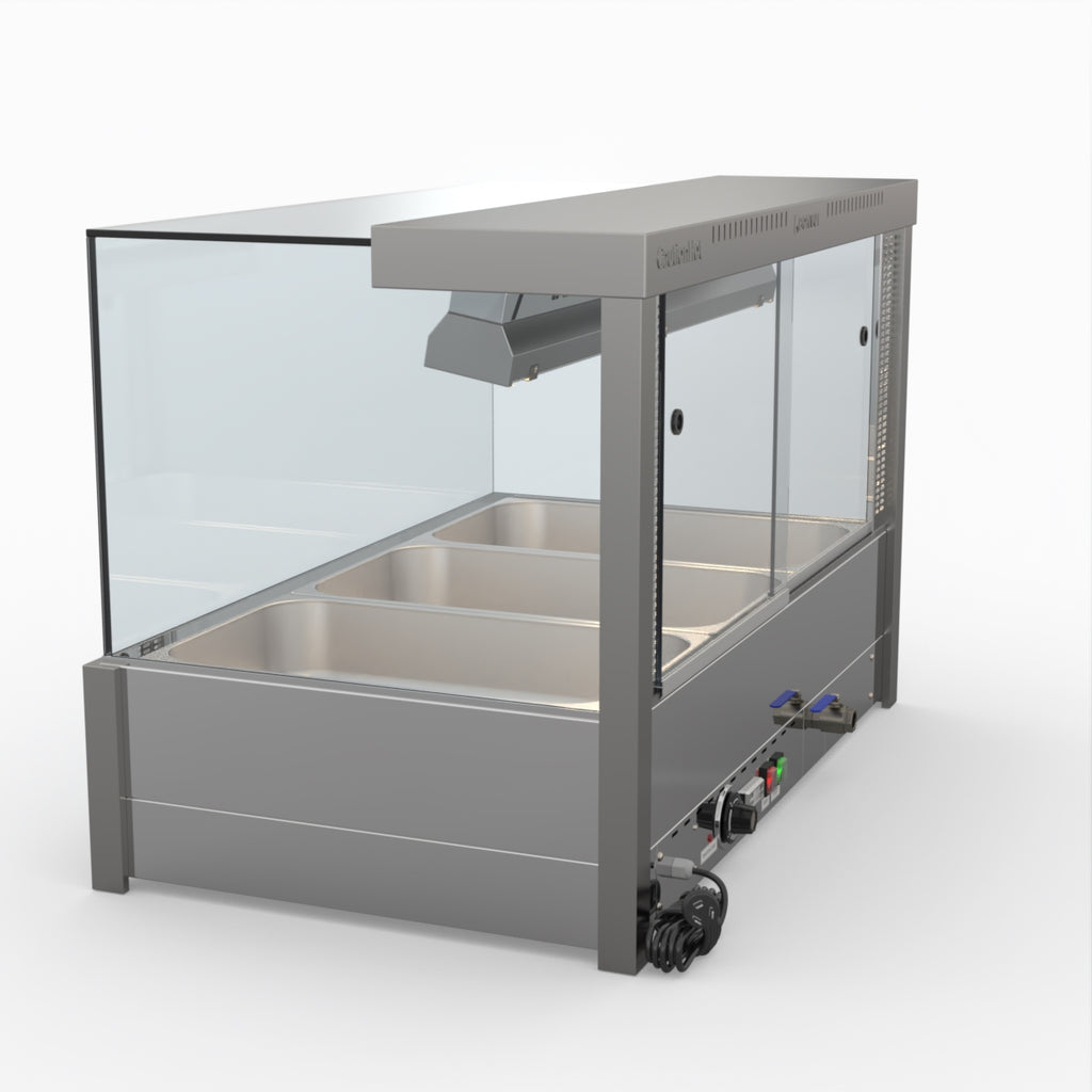 Bonvue Square Countertop Wet And Dry Bain Marie BM11SC