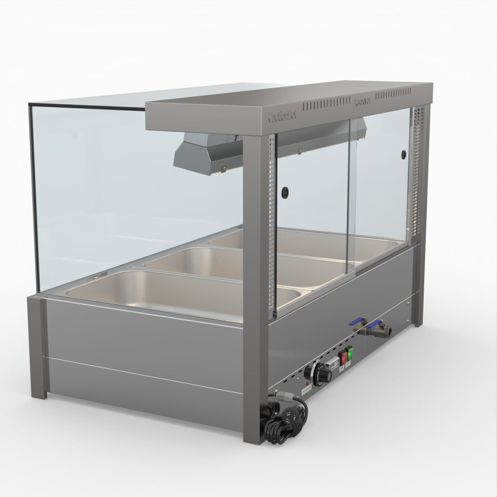 Bonvue Square Countertop Wet And Dry Bain Marie BM11SC