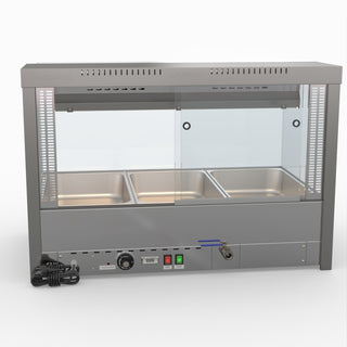 Square Countertop Wet and Dry Bain Marie - Bonvue BM11SC