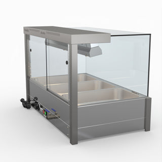 Square Countertop Wet and Dry Bain Marie - Bonvue BM11SC