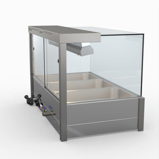 Square Countertop Wet and Dry Bain Marie - Bonvue BM11SC