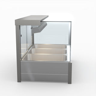 Square Countertop Wet and Dry Bain Marie - Bonvue BM11SC