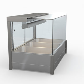 Square Countertop Wet and Dry Bain Marie - Bonvue BM11SC