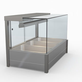 Square Countertop Wet and Dry Bain Marie - Bonvue BM11SC