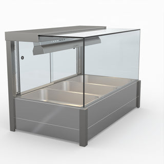 Square Countertop Wet and Dry Bain Marie - Bonvue BM11SC