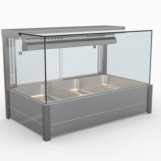 Square Countertop Wet and Dry Bain Marie - Bonvue BM11SC