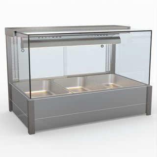 Square Countertop Wet and Dry Bain Marie - Bonvue BM11SC