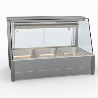 Angled Countertop Wet and Dry Bain Marie - Bonvue BM11TC