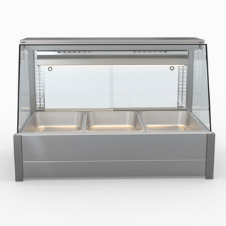 Angled Countertop Wet and Dry Bain Marie - Bonvue BM11TC