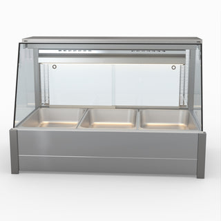 Angled Countertop Wet and Dry Bain Marie - Bonvue BM11TC