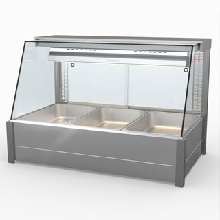 Angled Countertop Wet and Dry Bain Marie - Bonvue BM11TC