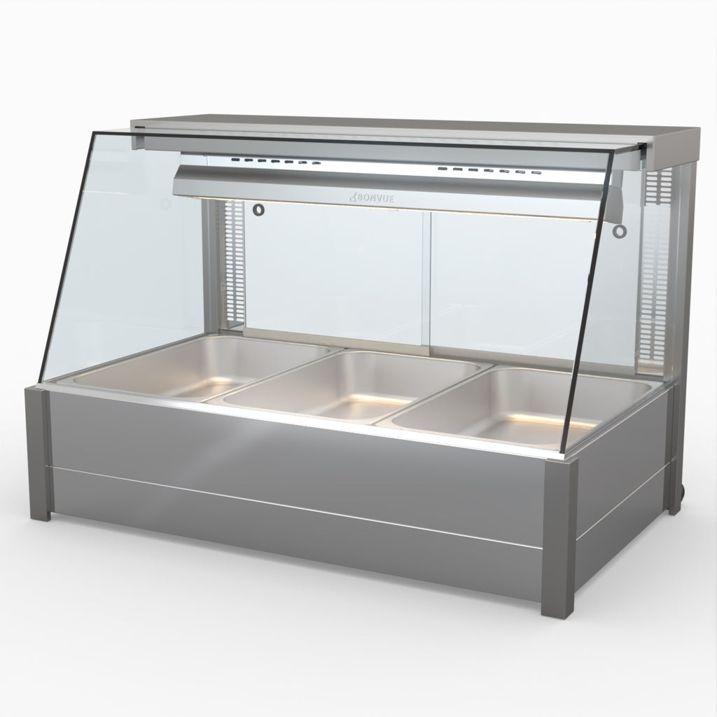 Bonvue Angled Countertop Wet And Dry Bain Marie BM11TC